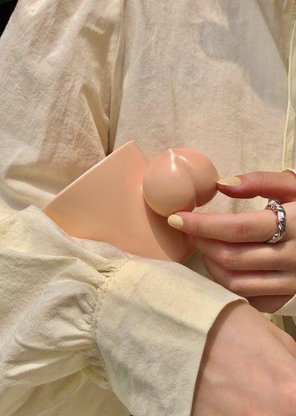 Fruit Friends 蜜桃手柄陶瓷馬克杯-250ml｜8oz