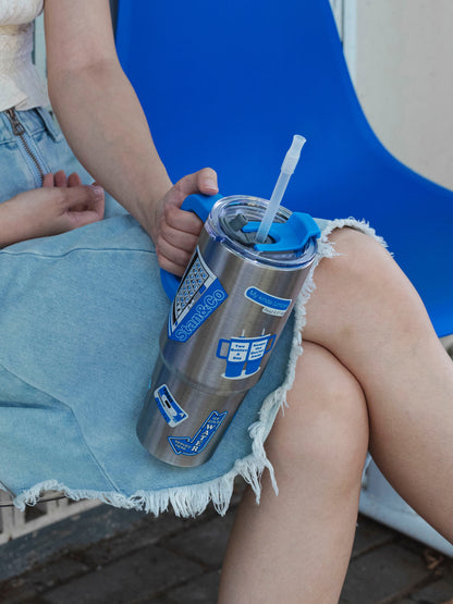 304不鏽鋼吸管保冷杯-900ml｜30oz