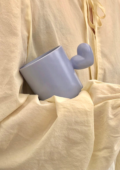 Fruit Friends 愛心手柄陶瓷馬克杯-250ml｜8oz