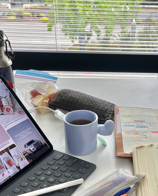 Fruit Friends 愛心手柄陶瓷馬克杯-250ml｜8oz