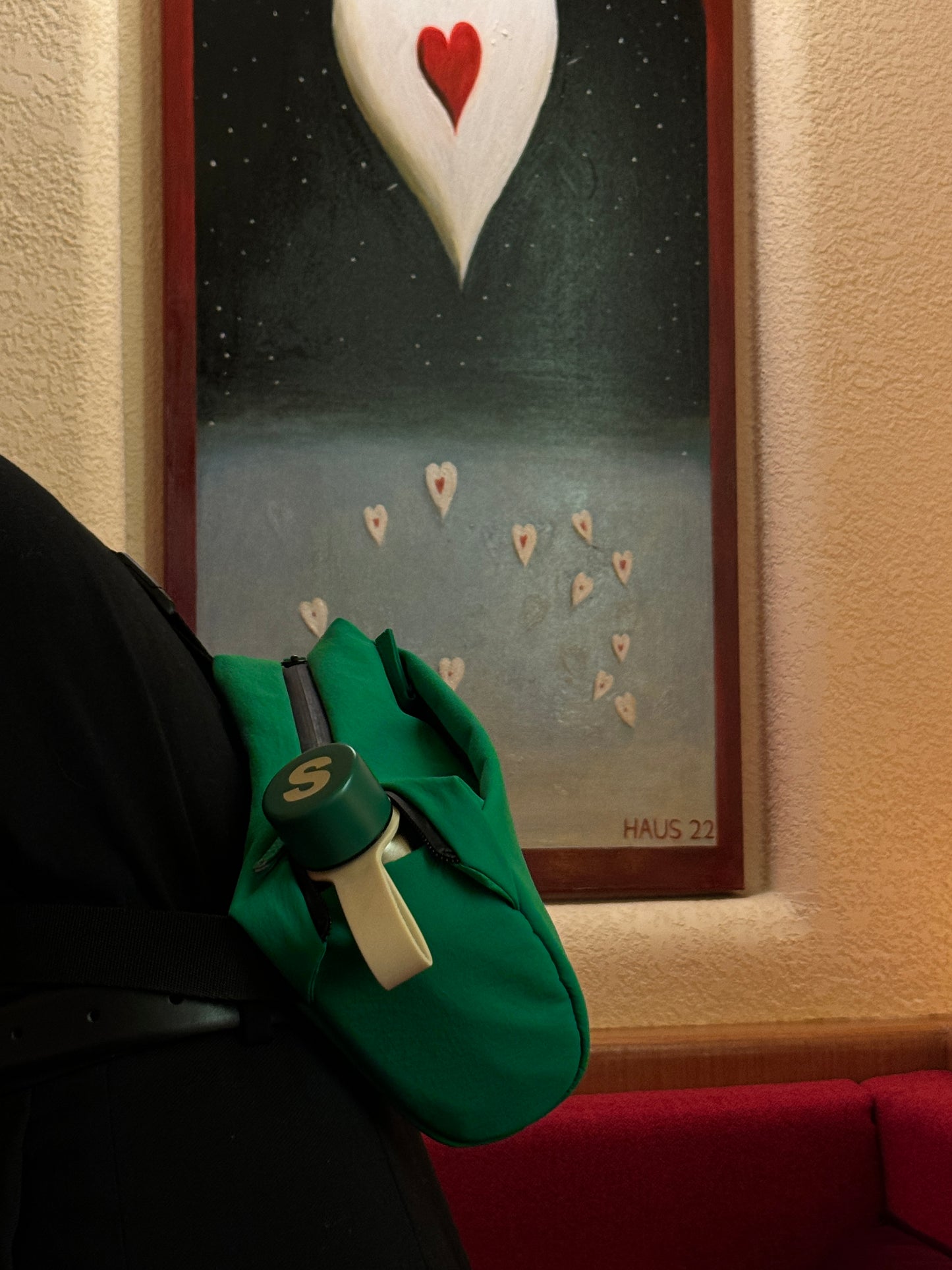 Slingbag 輕便防潑水斜跨包-綠色