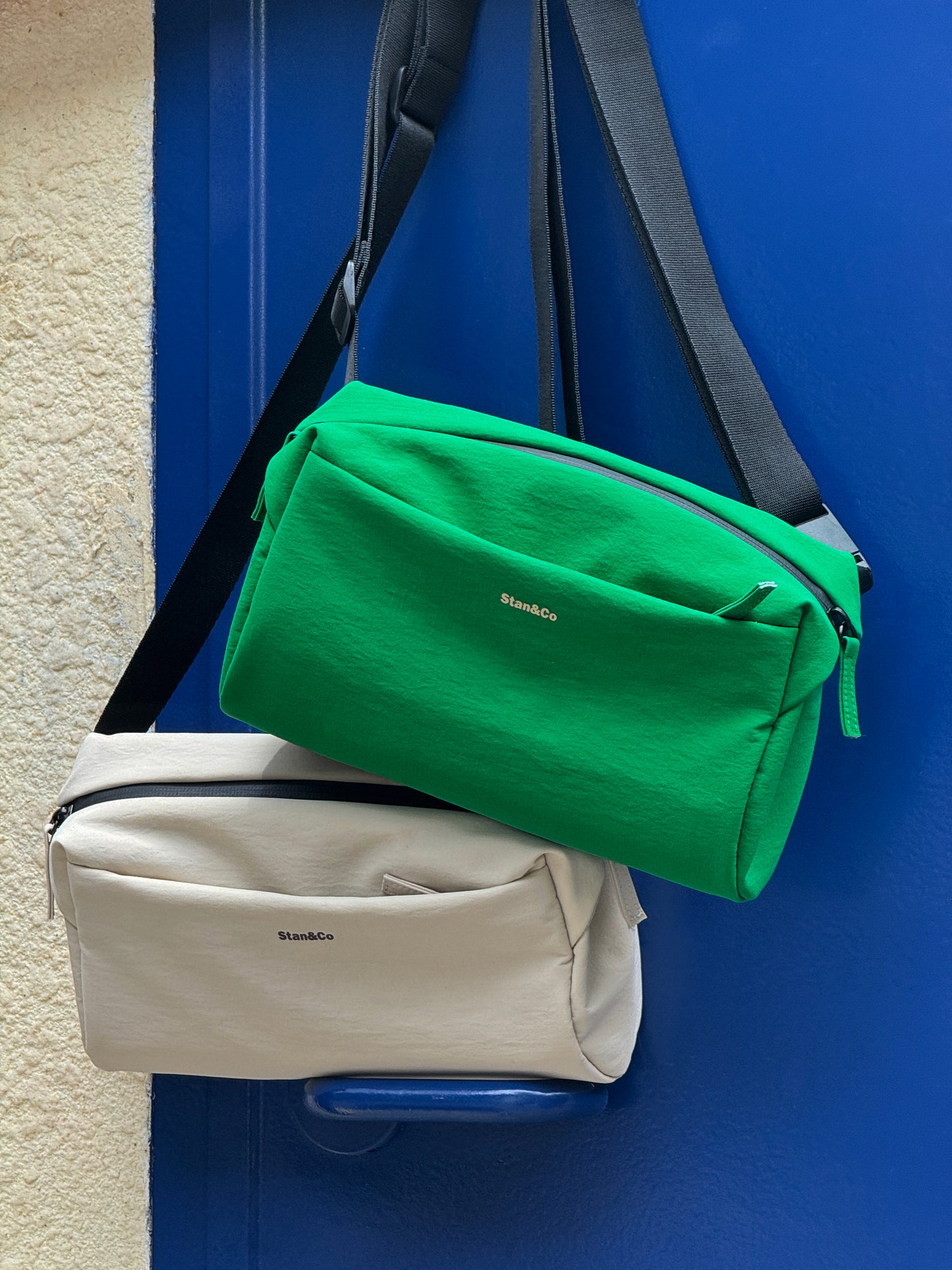 Slingbag 輕便防潑水斜跨包-綠色