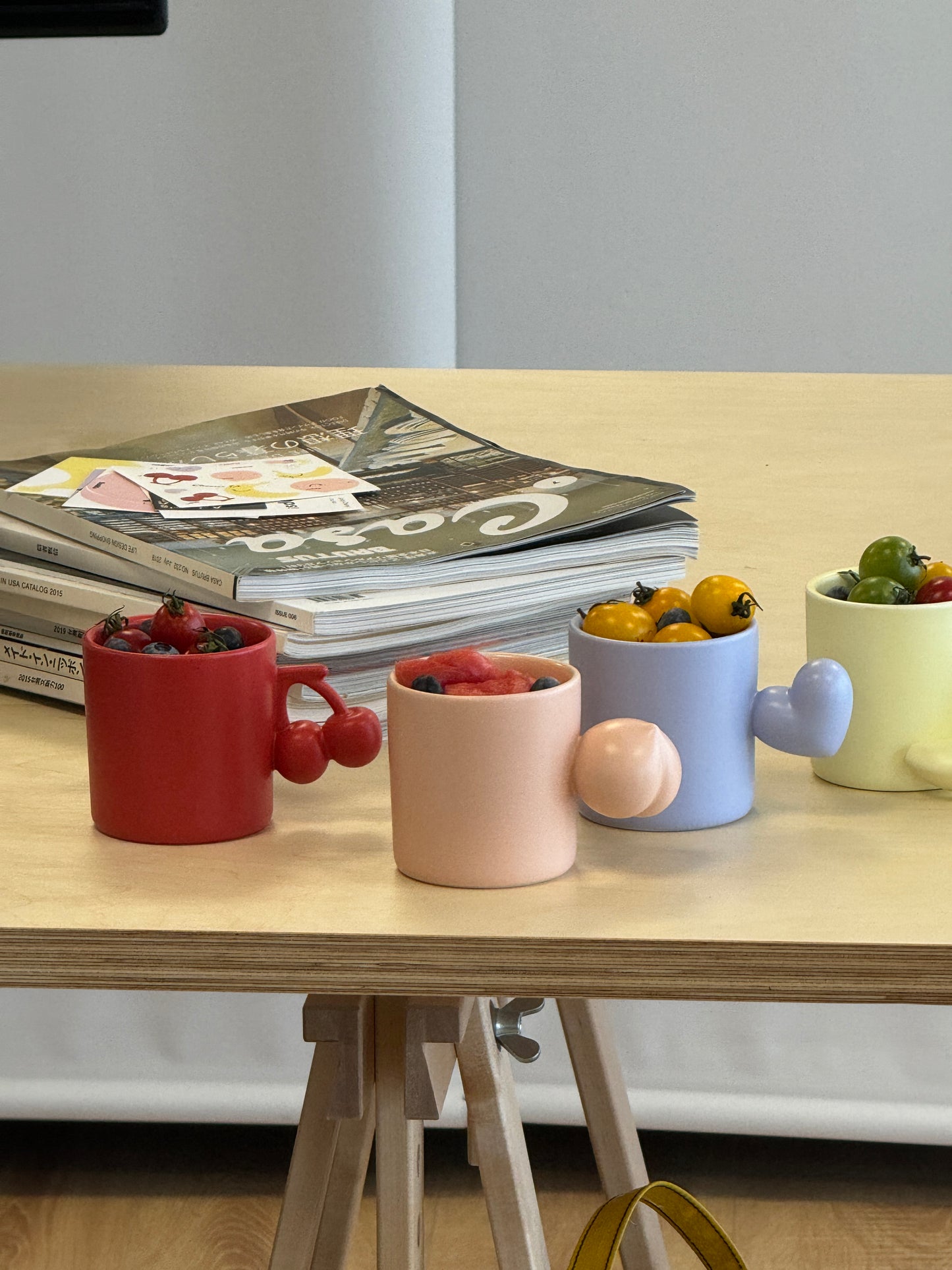 Fruit Friends 水果手柄陶瓷馬克杯禮盒-250ml｜8oz