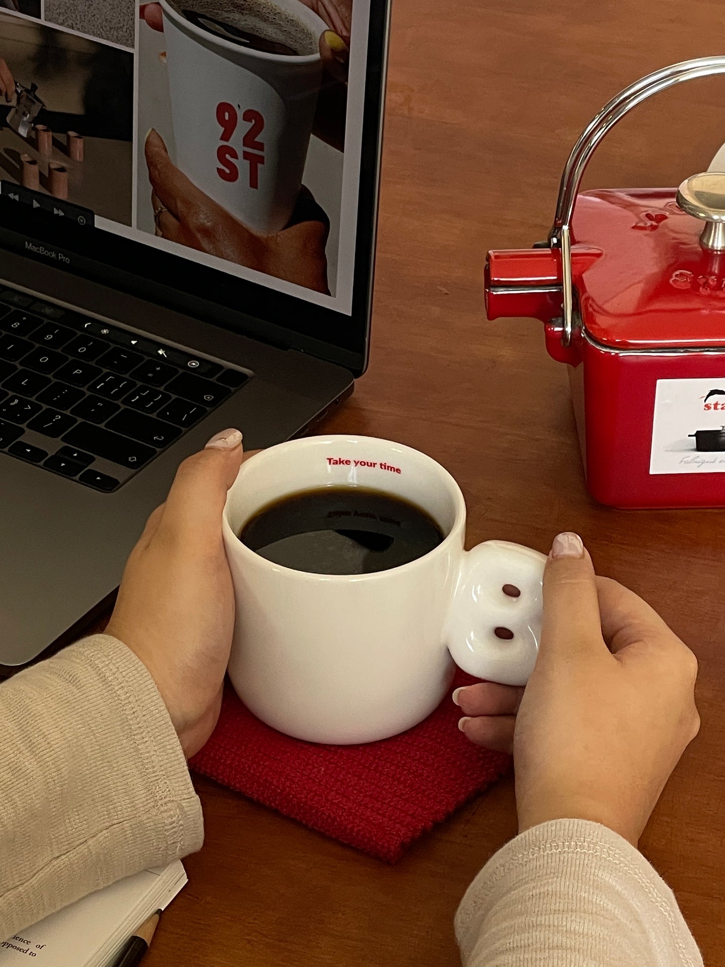 2.0 Letter Mug 胖胖手柄陶瓷馬克杯 字母可選-355ml｜12oz