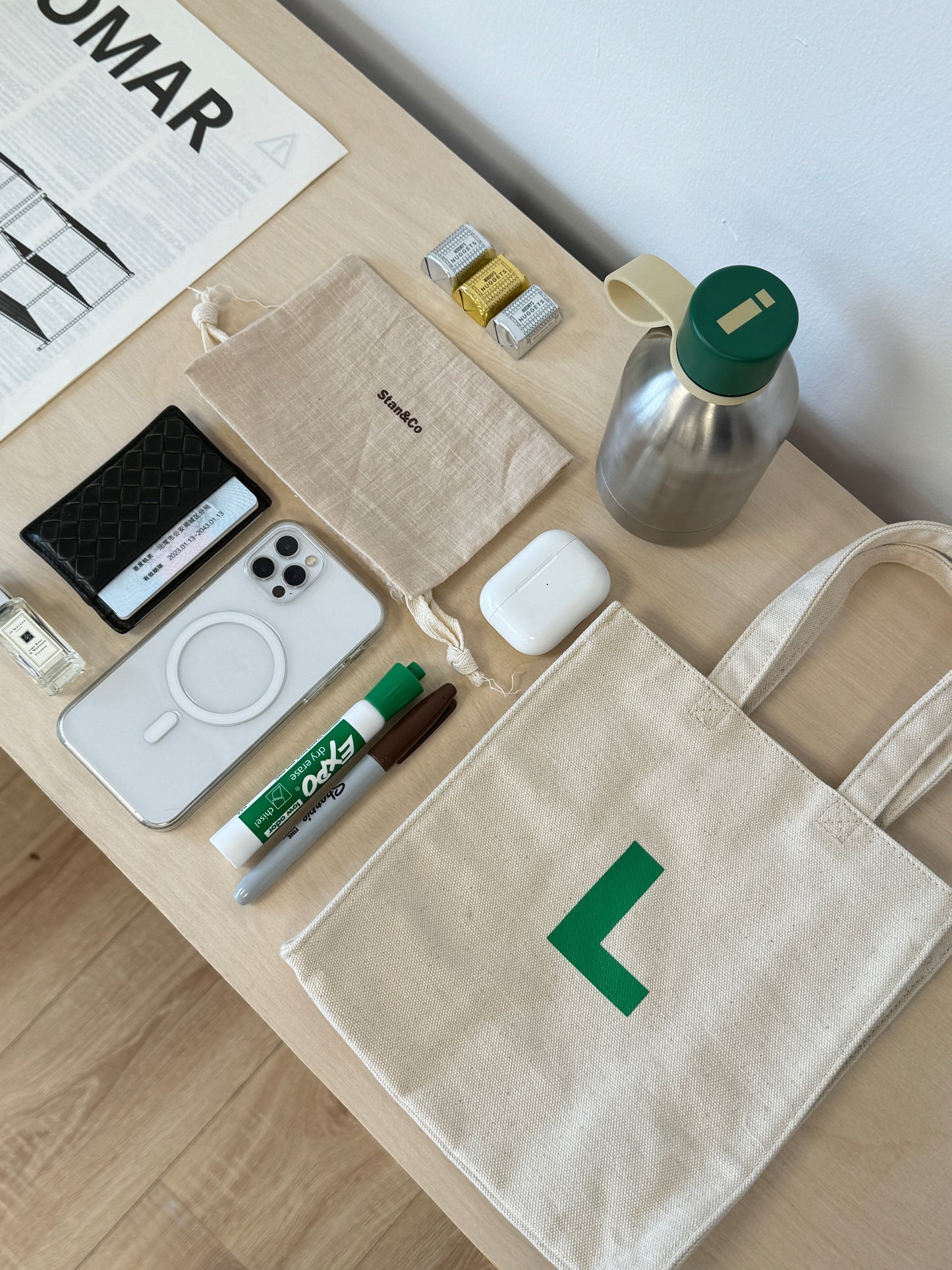 1.0 Lunchbag 手提帆布袋 字母可選