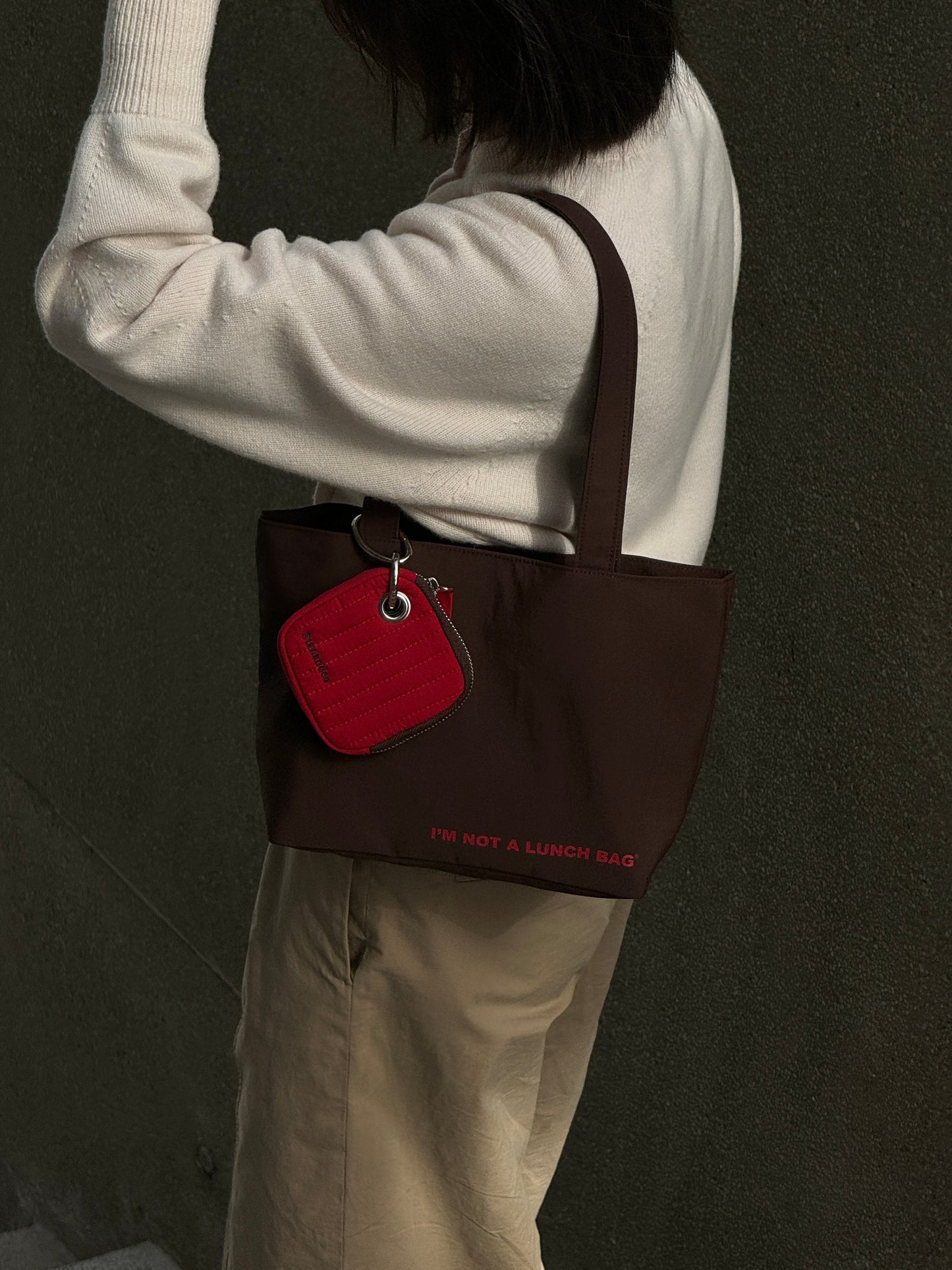 Mini Tote 節日限定 單肩防潑水小包 字母可選