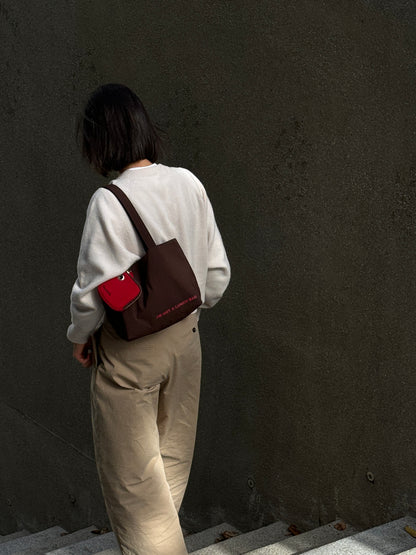 Mini Tote 節日限定 單肩防潑水小包 字母可選