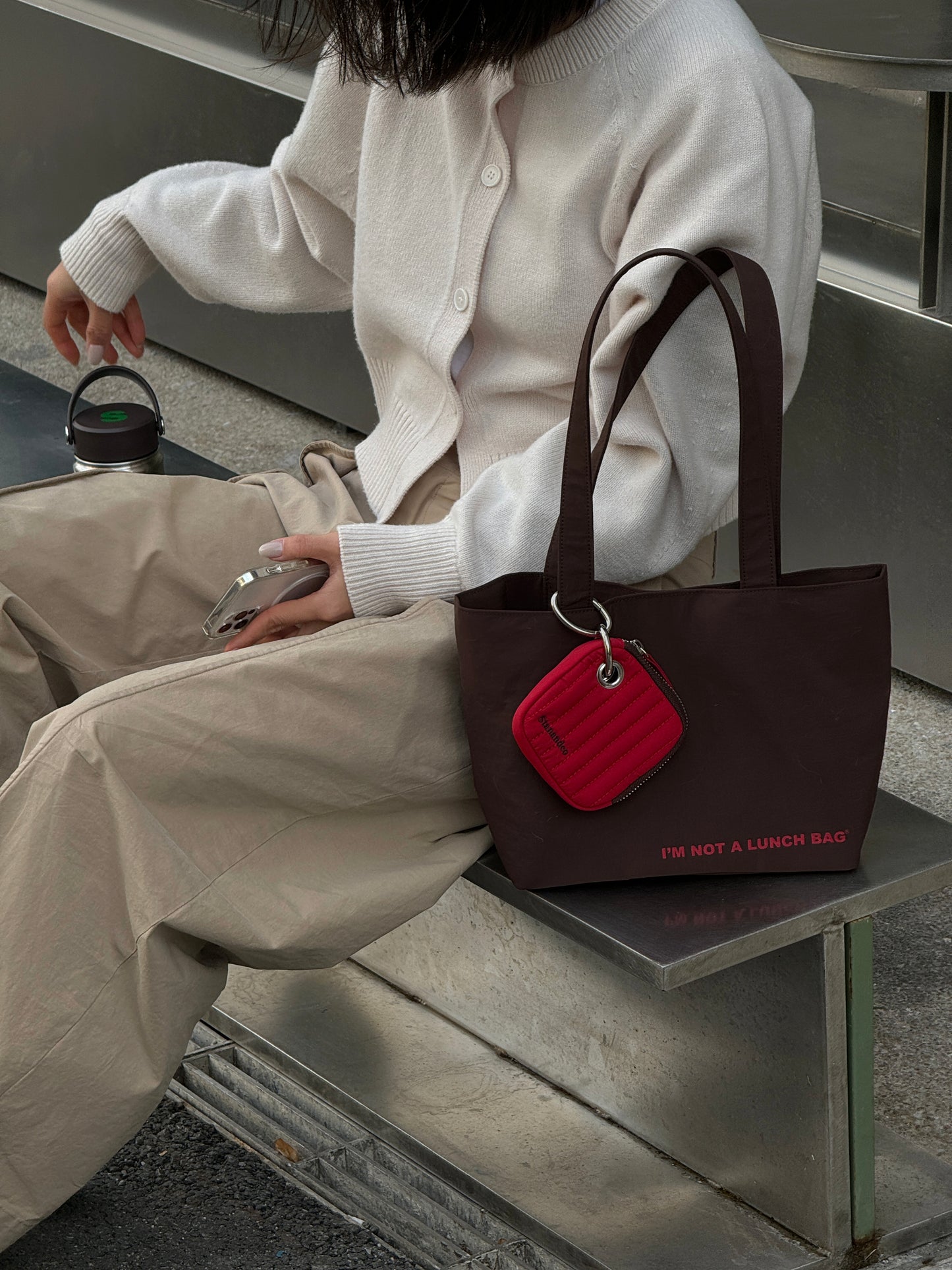 Mini Tote 節日限定 單肩防潑水小包 字母可選