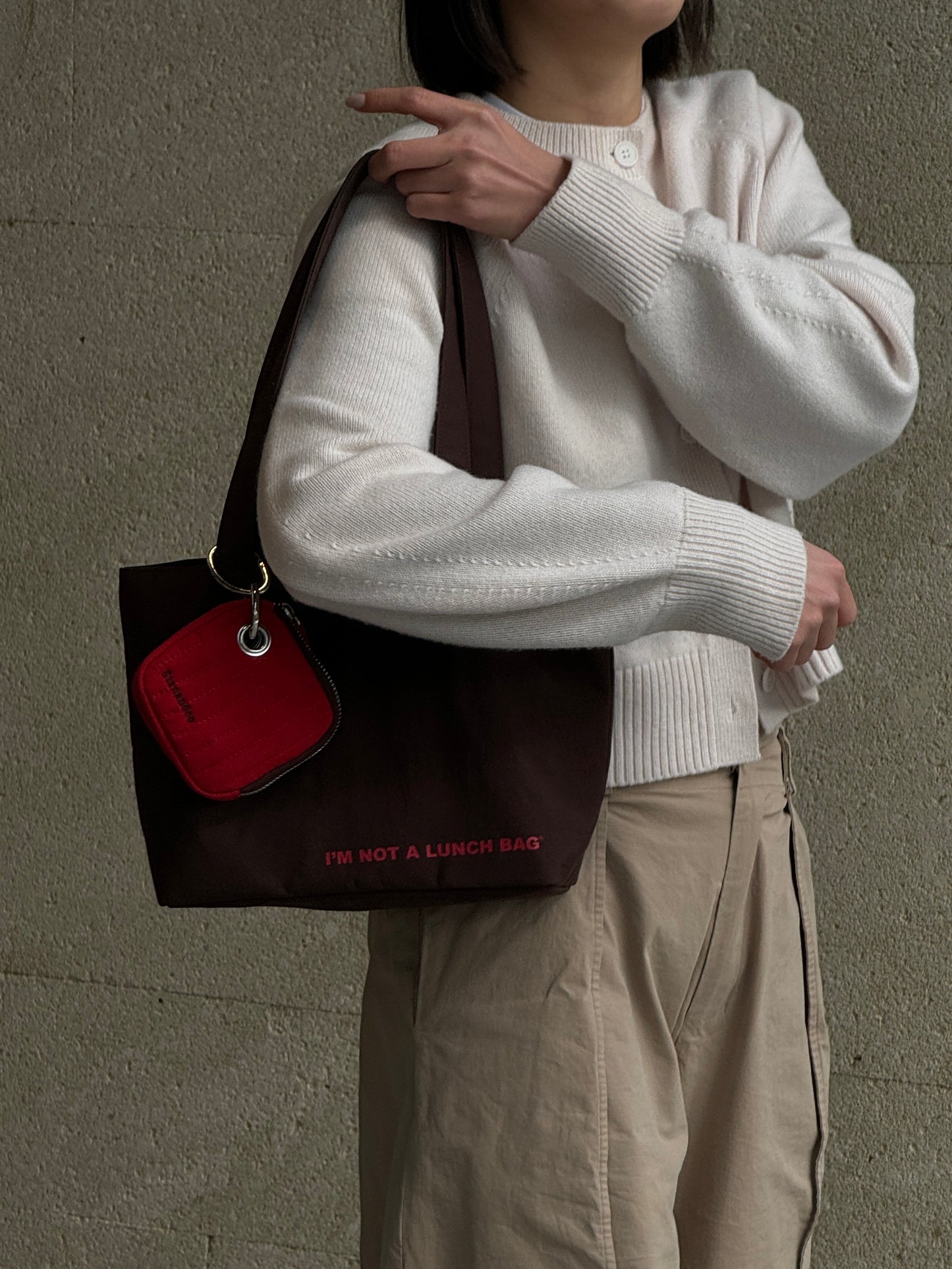 Mini Tote 節日限定 單肩防潑水小包 字母可選