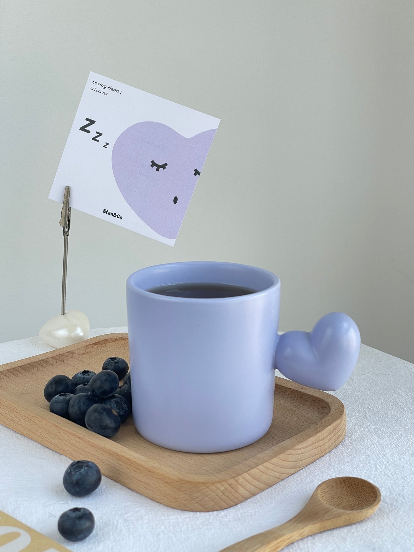 Fruit Friends 愛心手柄陶瓷馬克杯-250ml｜8oz