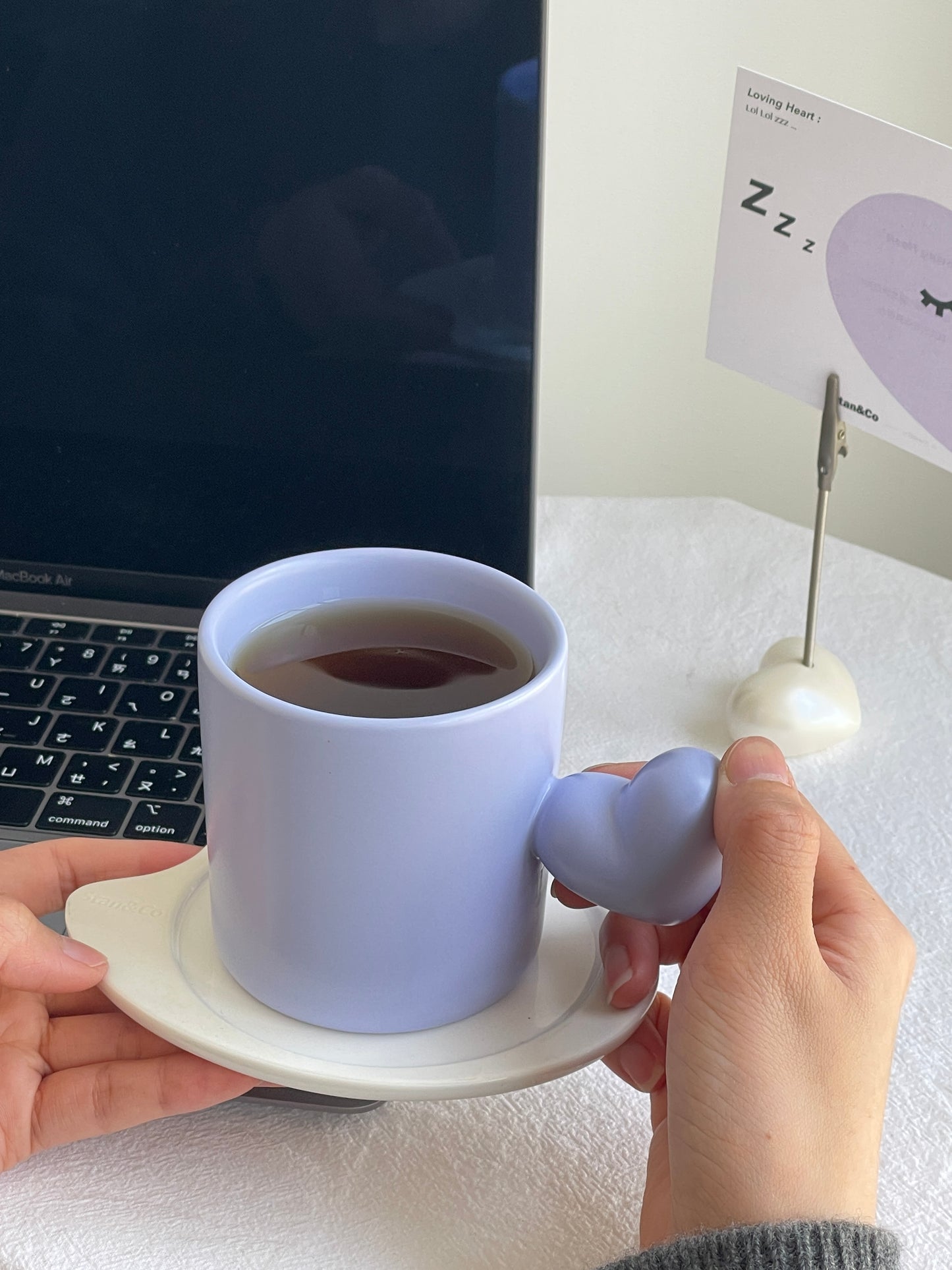 Fruit Friends 愛心手柄陶瓷馬克杯-250ml｜8oz