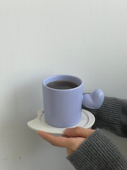 Fruit Friends 愛心手柄陶瓷馬克杯-250ml｜8oz