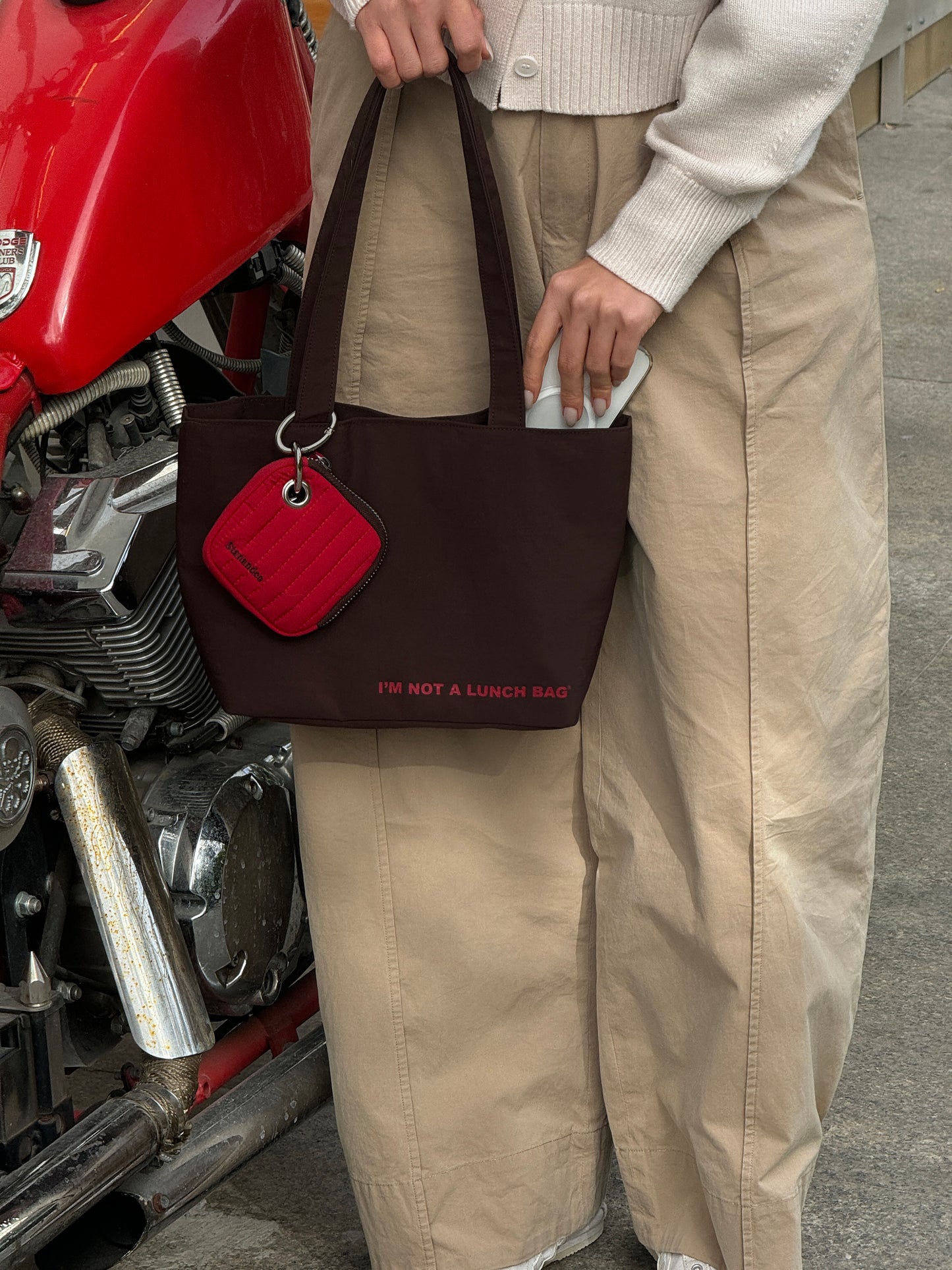 Mini Tote 節日限定 單肩防潑水小包 字母可選