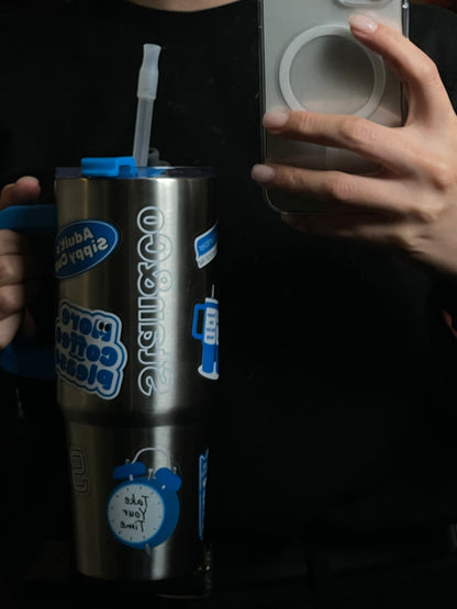 304不鏽鋼吸管保冷杯-900ml｜30oz