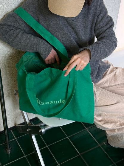 Bigtote 单肩大容量帆布袋 字母可選