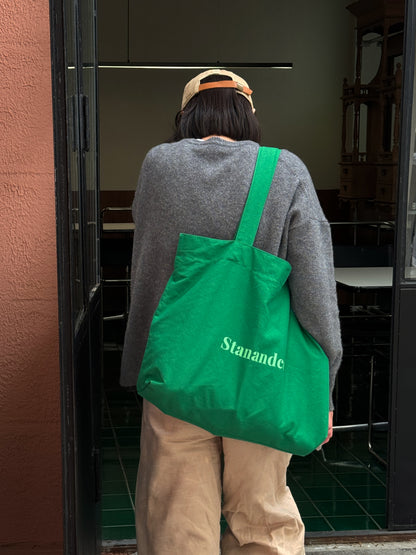 Bigtote 单肩大容量帆布袋 字母可選