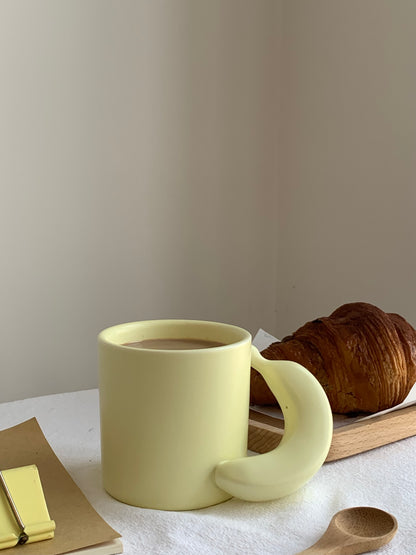 Fruit Friends 香蕉手柄陶瓷馬克杯-250ml｜8oz