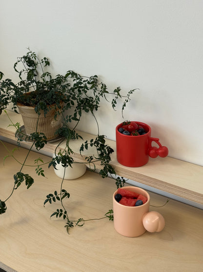 Fruit Friends 水果手柄陶瓷馬克杯禮盒-250ml｜8oz