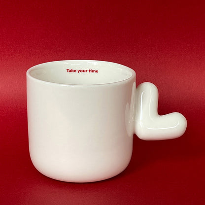 2.0 Letter Mug 胖胖手柄陶瓷馬克杯 字母可選-355ml｜12oz