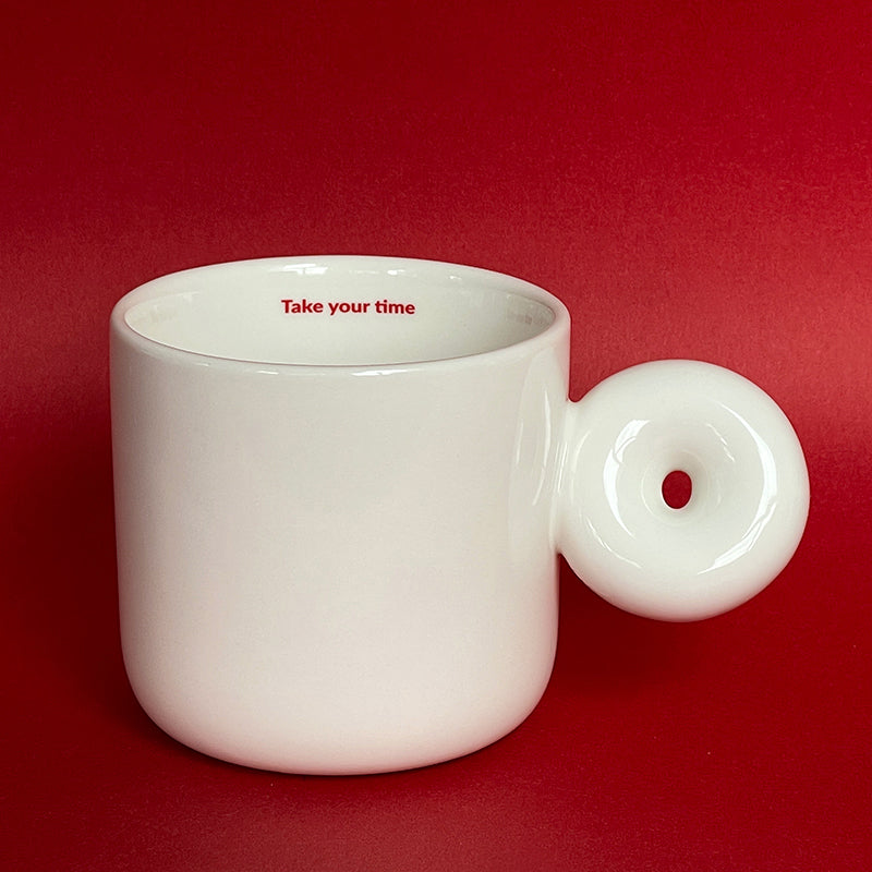 2.0 Letter Mug 胖胖手柄陶瓷馬克杯 字母可選-355ml｜12oz