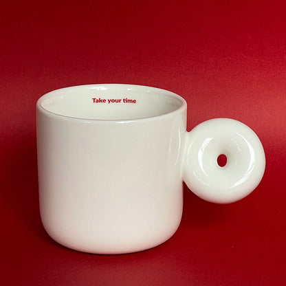 2.0 Letter Mug 胖胖手柄陶瓷馬克杯 字母可選-355ml｜12oz