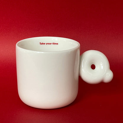 2.0 Letter Mug 胖胖手柄陶瓷馬克杯 字母可選-355ml｜12oz