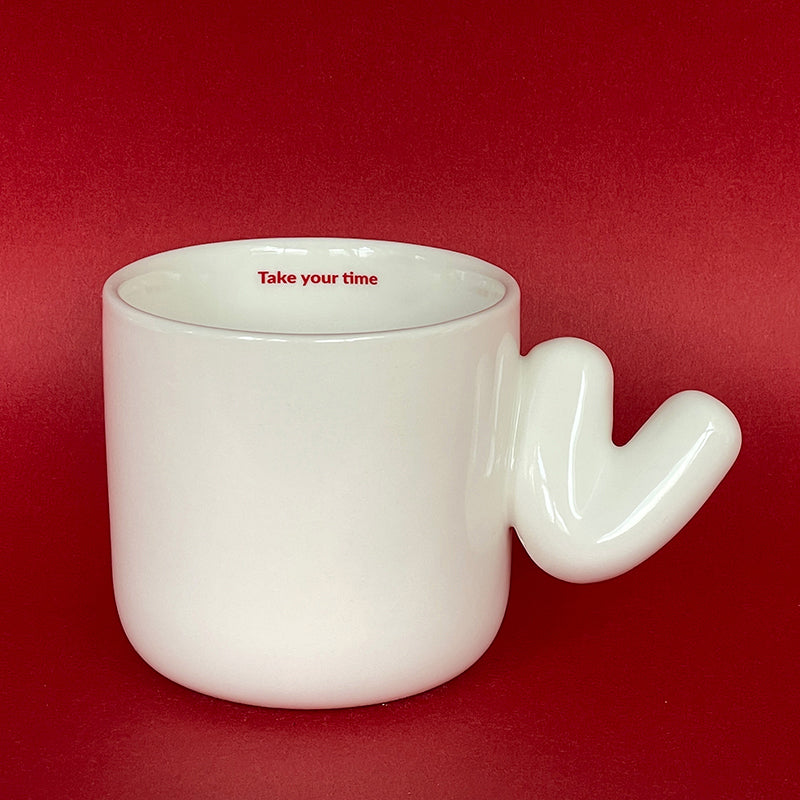 2.0 Letter Mug 胖胖手柄陶瓷馬克杯 字母可選-355ml｜12oz