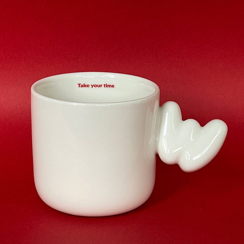 2.0 Letter Mug 胖胖手柄陶瓷馬克杯 字母可選-355ml｜12oz