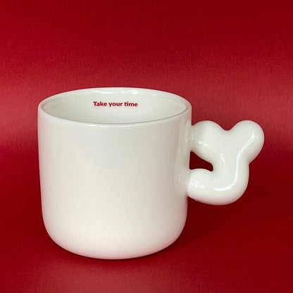 2.0 Letter Mug 胖胖手柄陶瓷馬克杯 字母可選-355ml｜12oz